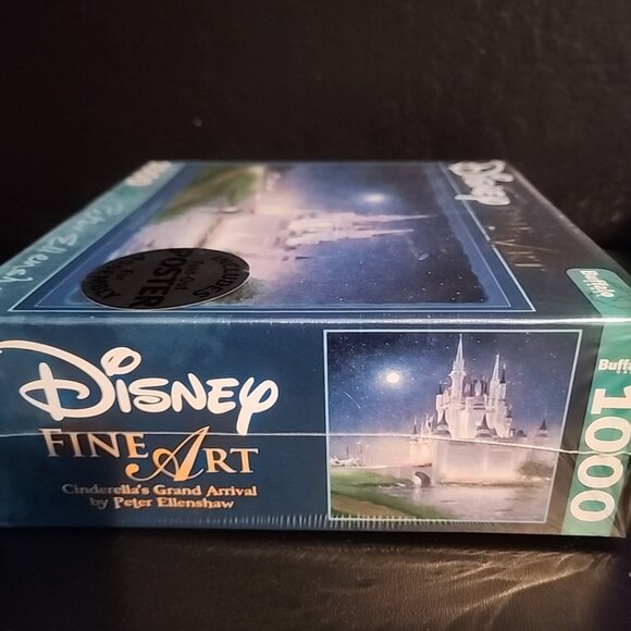 SEALED DISNEY 1026 Pc Puzzle Fine Art Peter Ellenshaw Cinderella's Grand Arrival - Picture 2 of 7